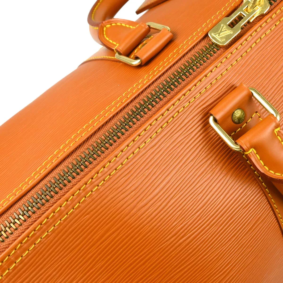 Louis Vuitton Brown Epi Keepall 45 Travel Handbag M42978