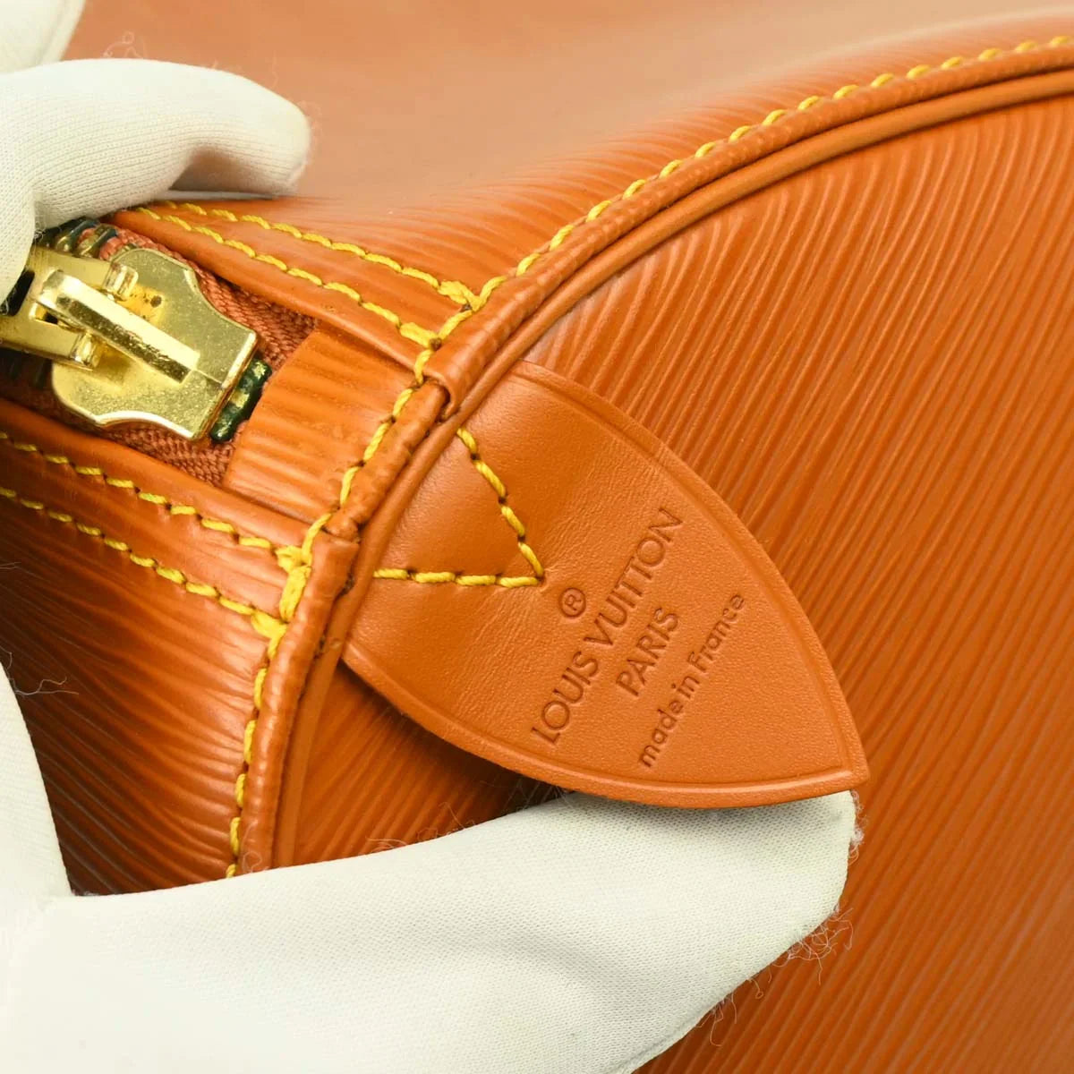 Louis Vuitton Brown Epi Keepall 45 Travel Handbag M42978