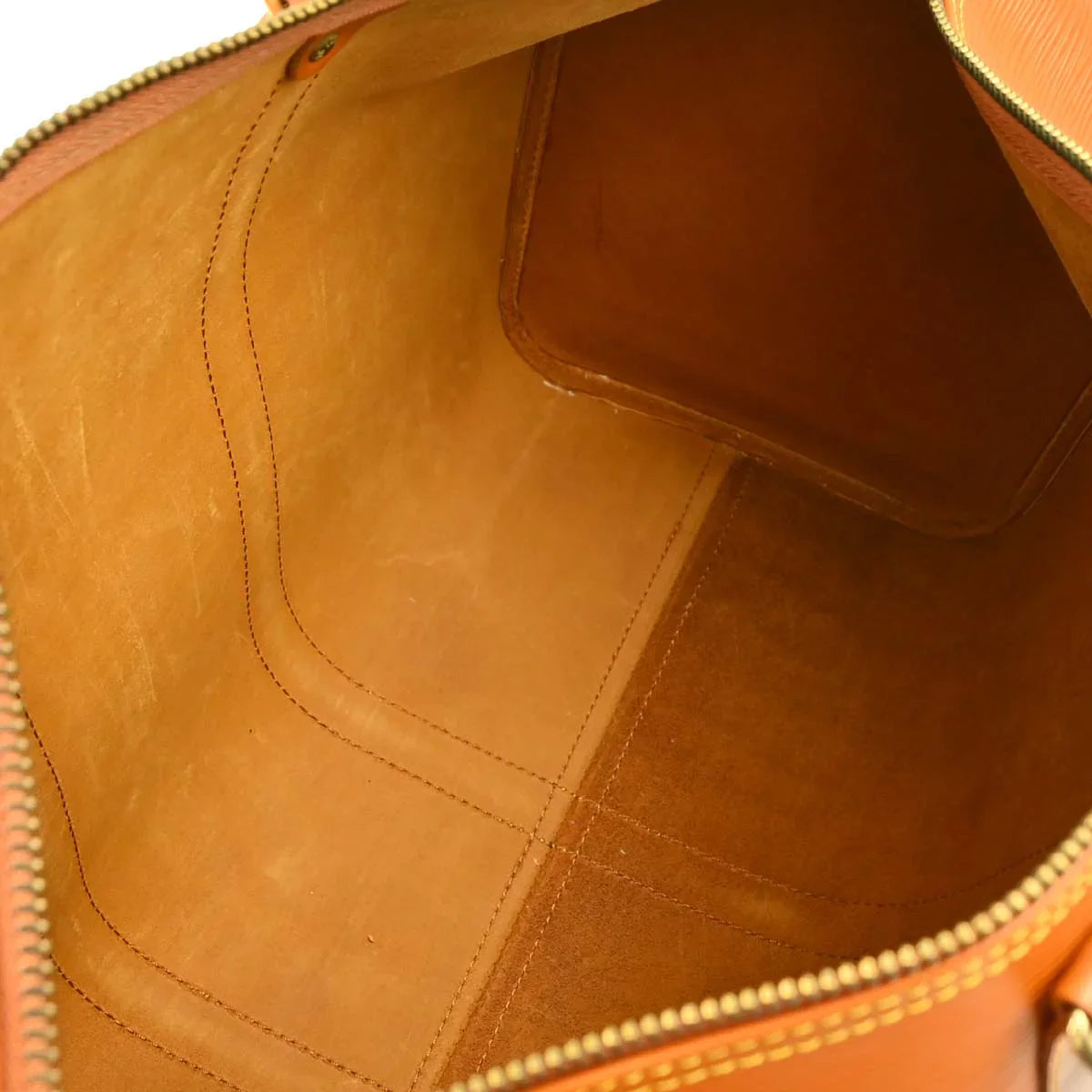 Louis Vuitton Brown Epi Keepall 45 Travel Handbag M42978