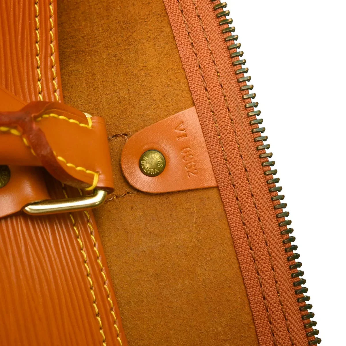 Louis Vuitton Brown Epi Keepall 45 Travel Handbag M42978