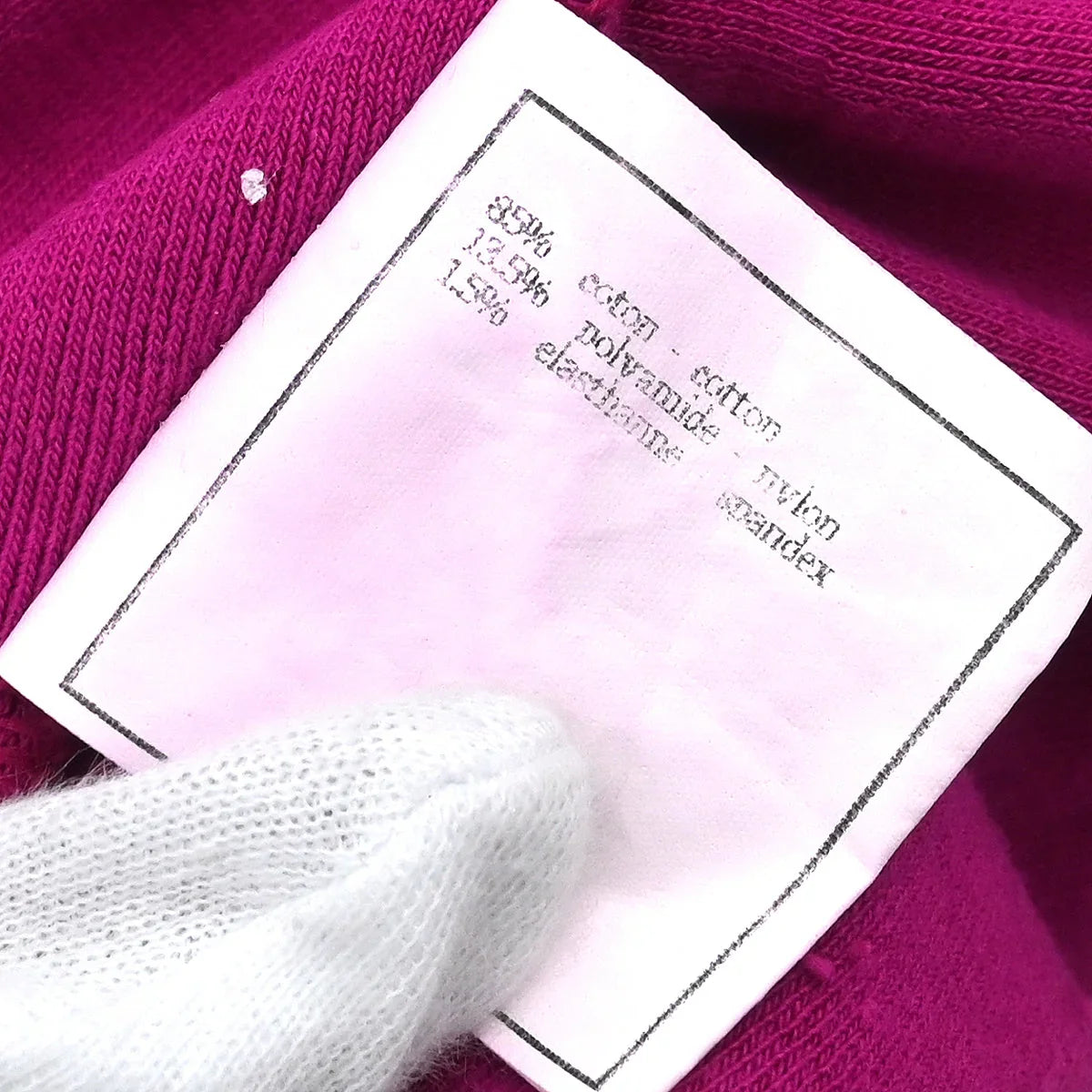 Chanel Short Sleeve Top Pink Velour #42
