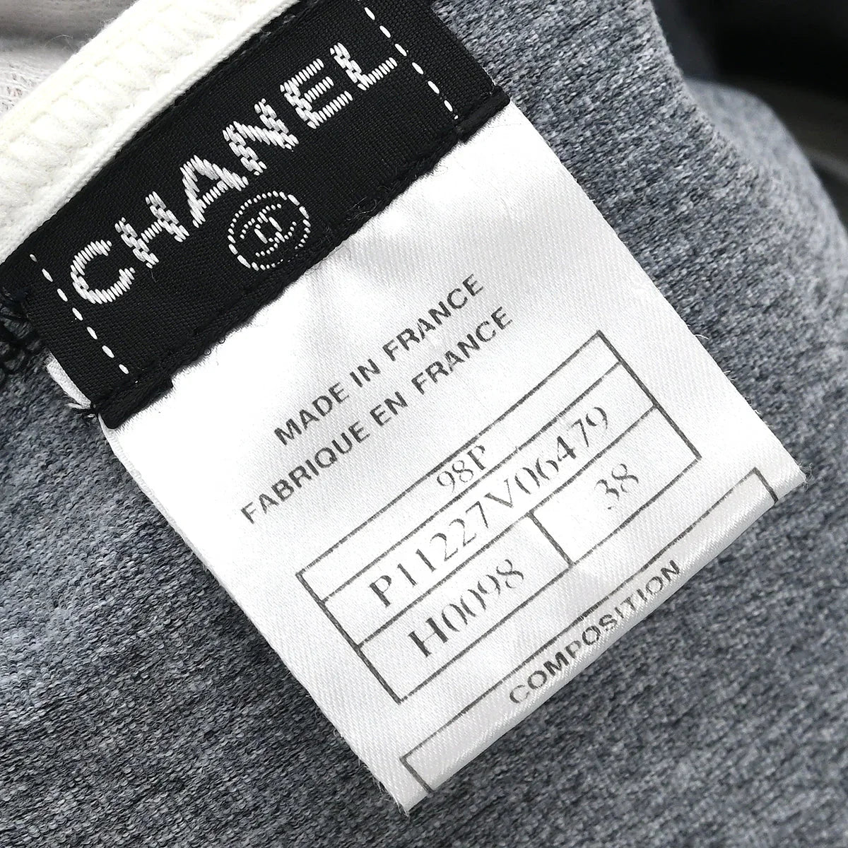 Chanel 1998 Sleeveless Dress Gray #38