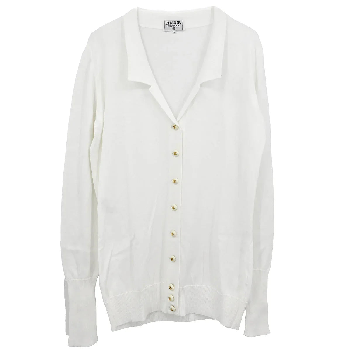 Chanel Cardigan White #42