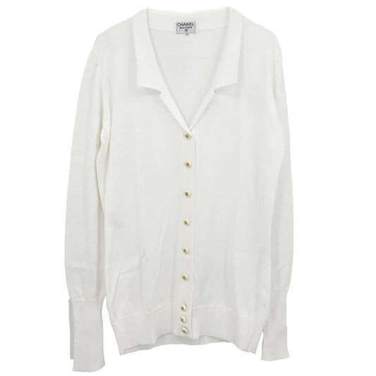 Chanel Cardigan White #42