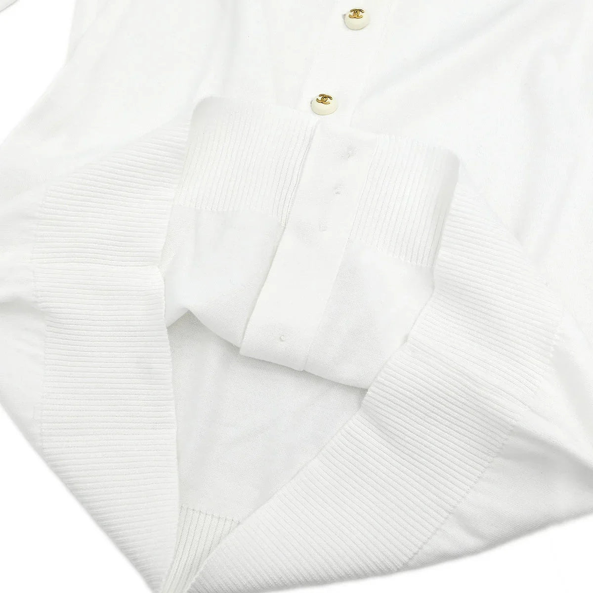 Chanel Cardigan White #42