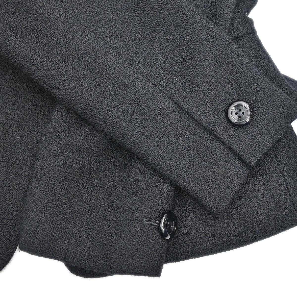 Yves Saint Laurent Single Breasted Jacket Black #L