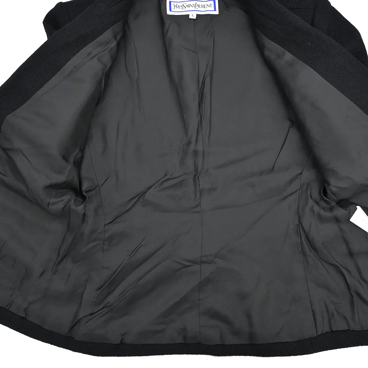 Yves Saint Laurent Single Breasted Jacket Black #L