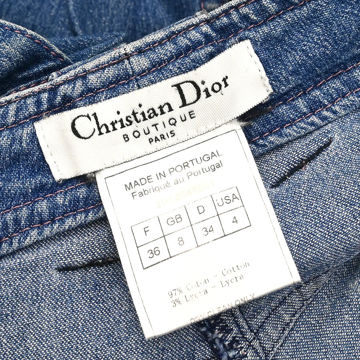 Christian Dior 2003 Denim Pants Blue #36
