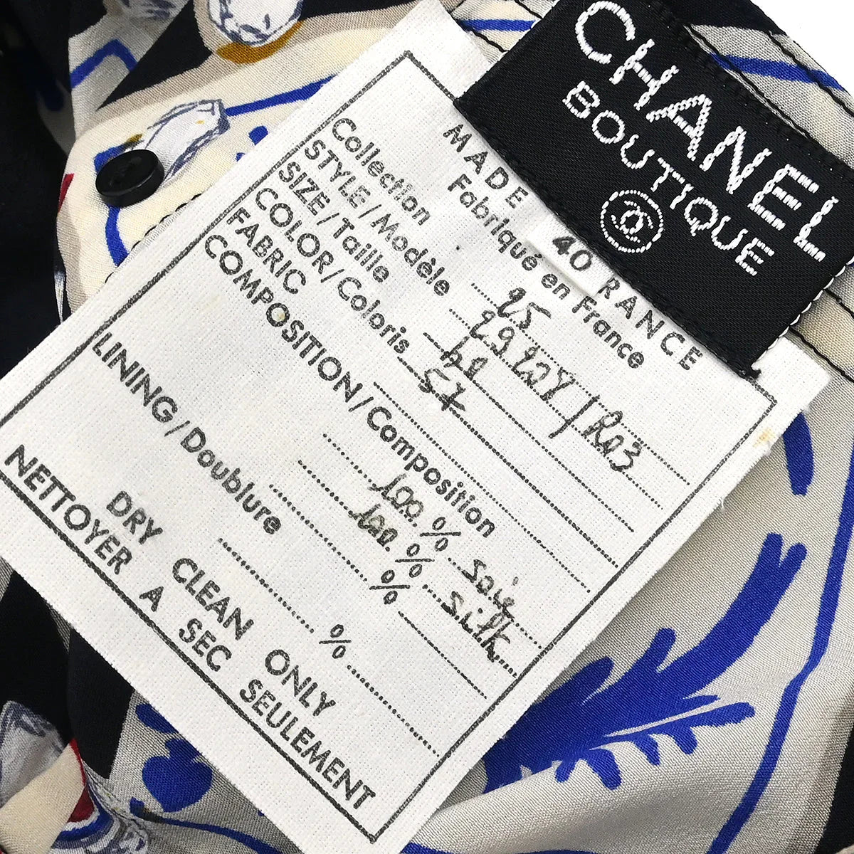 Chanel 1990 Sleeveless Top Black #40