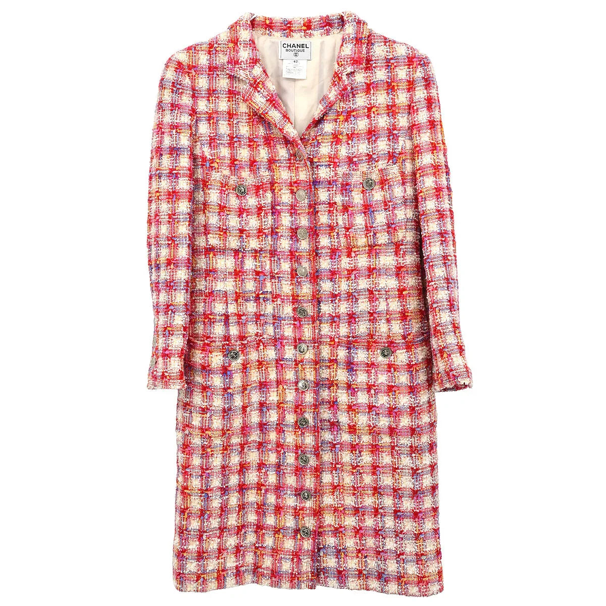 Chanel 1996 Jacket Coat Red #42