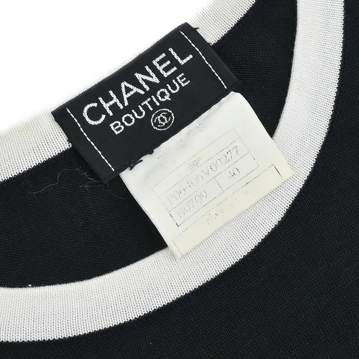 Chanel 1996 Sleeveless Tank Top Black #40