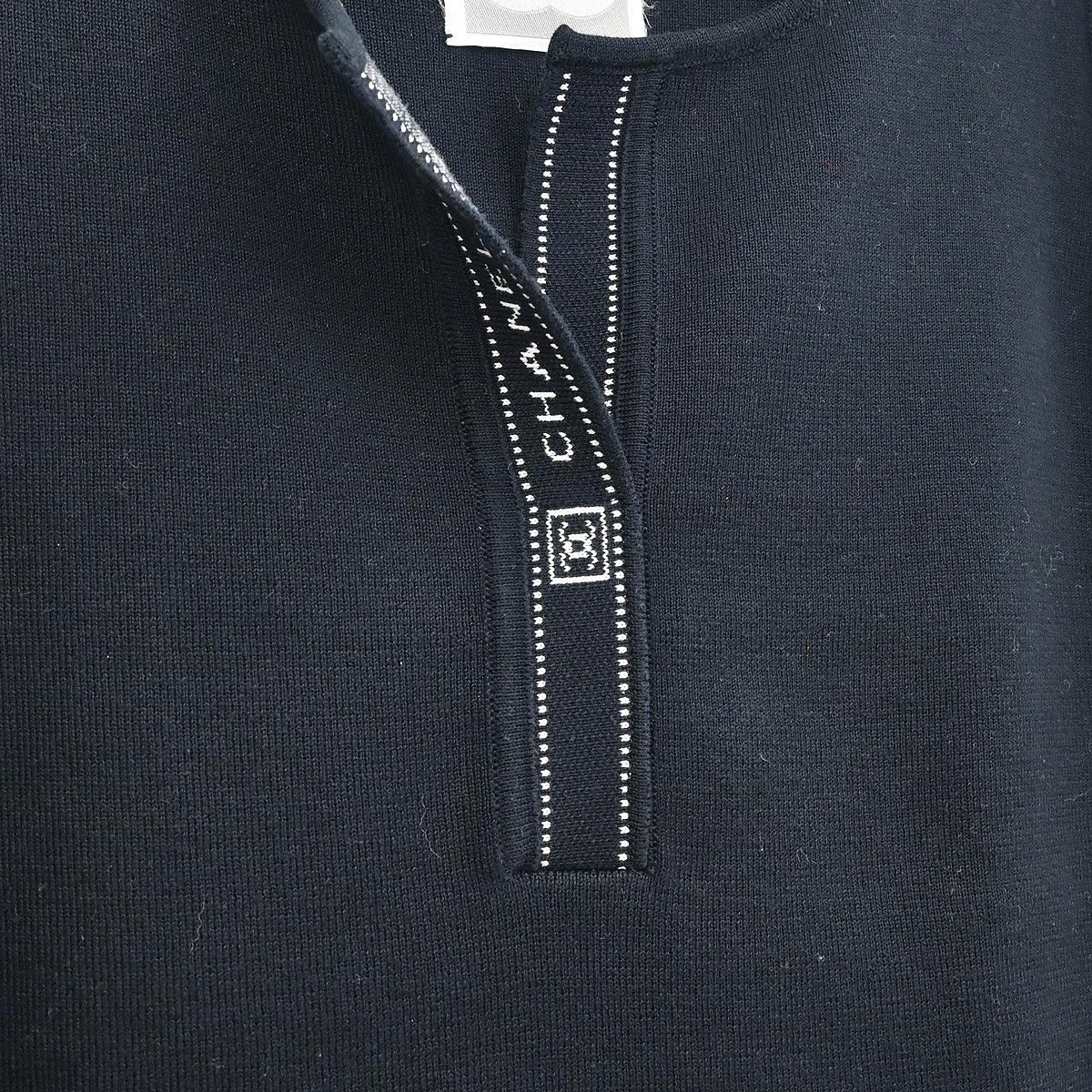 Chanel 2004 Sport Line Sleeveless Tank Top Black #42