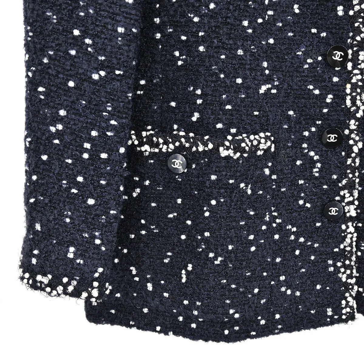 Chanel 1995 Single Breasted Jacket Black #42