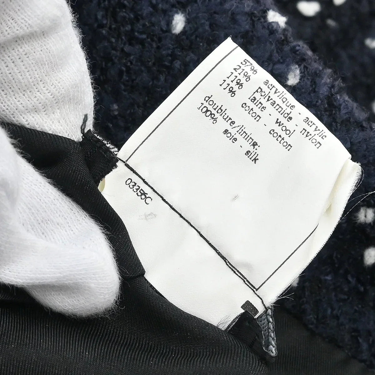 Chanel 1995 Single Breasted Jacket Black #42