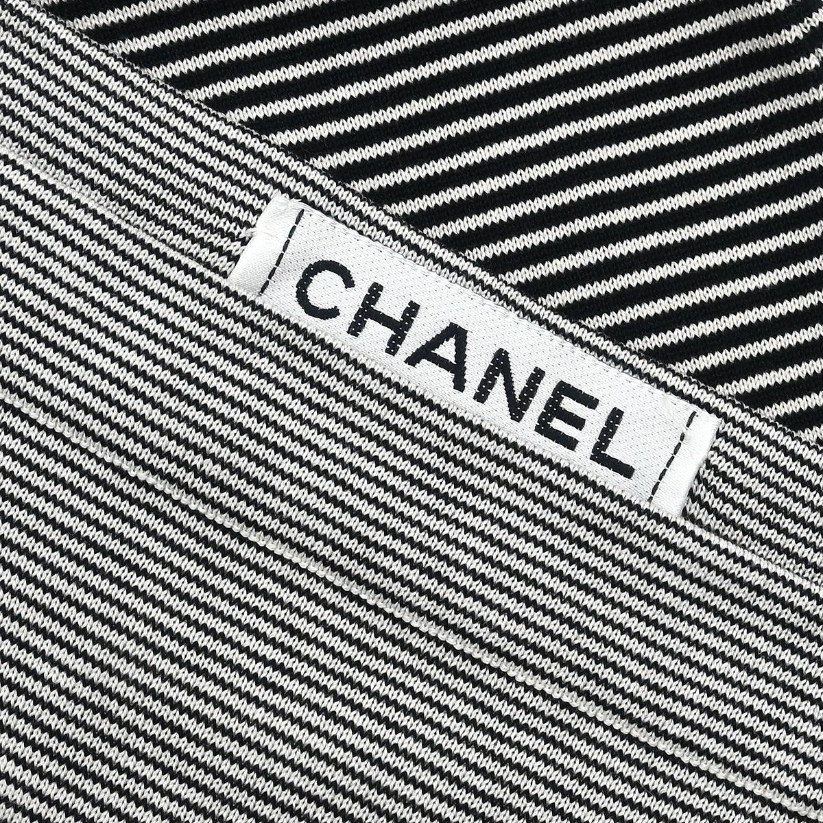Chanel 1997 Short Sleeve Dress Black #42