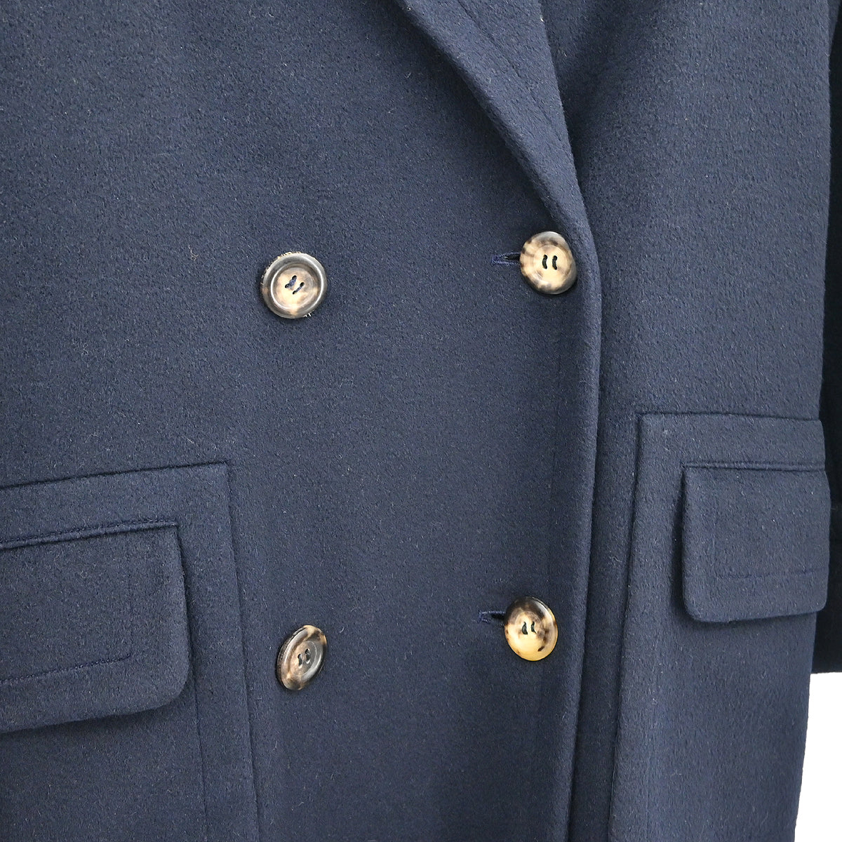 Celine Double Breasted Coat Navy #38