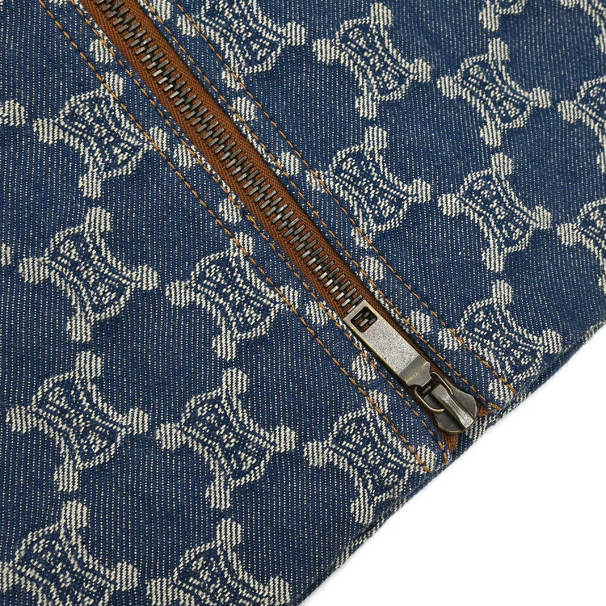 Celine Skirt Macadam Denim Blue #42