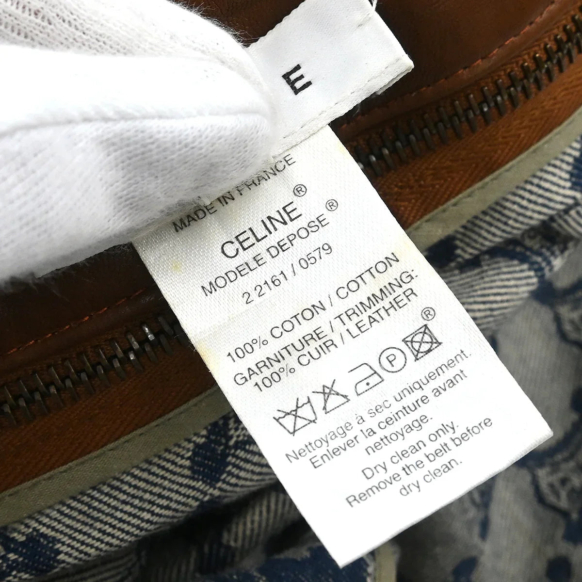 Celine Skirt Macadam Denim Blue #42