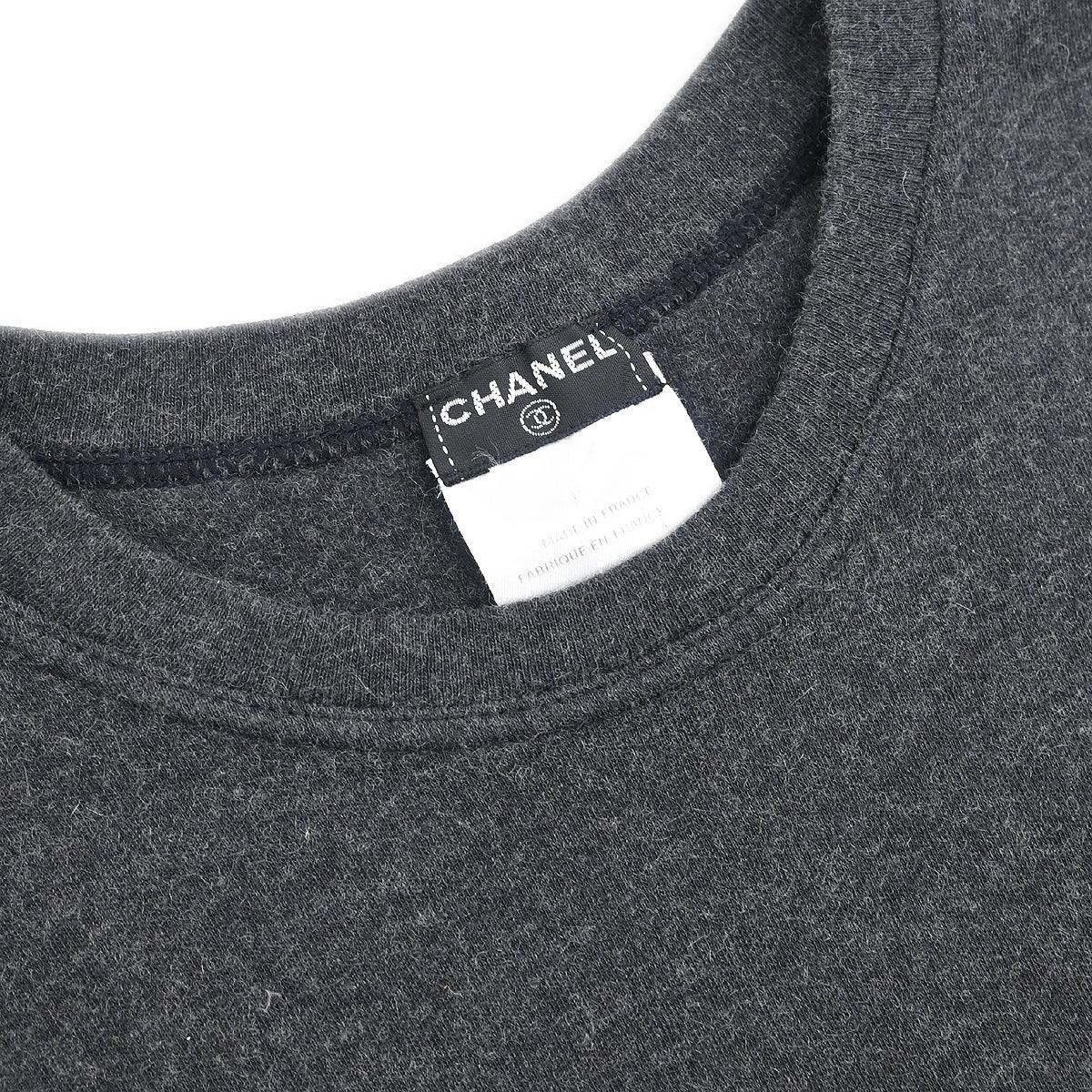 Chanel 2002 Setup Sleeveless Top Short Pants Gray #36