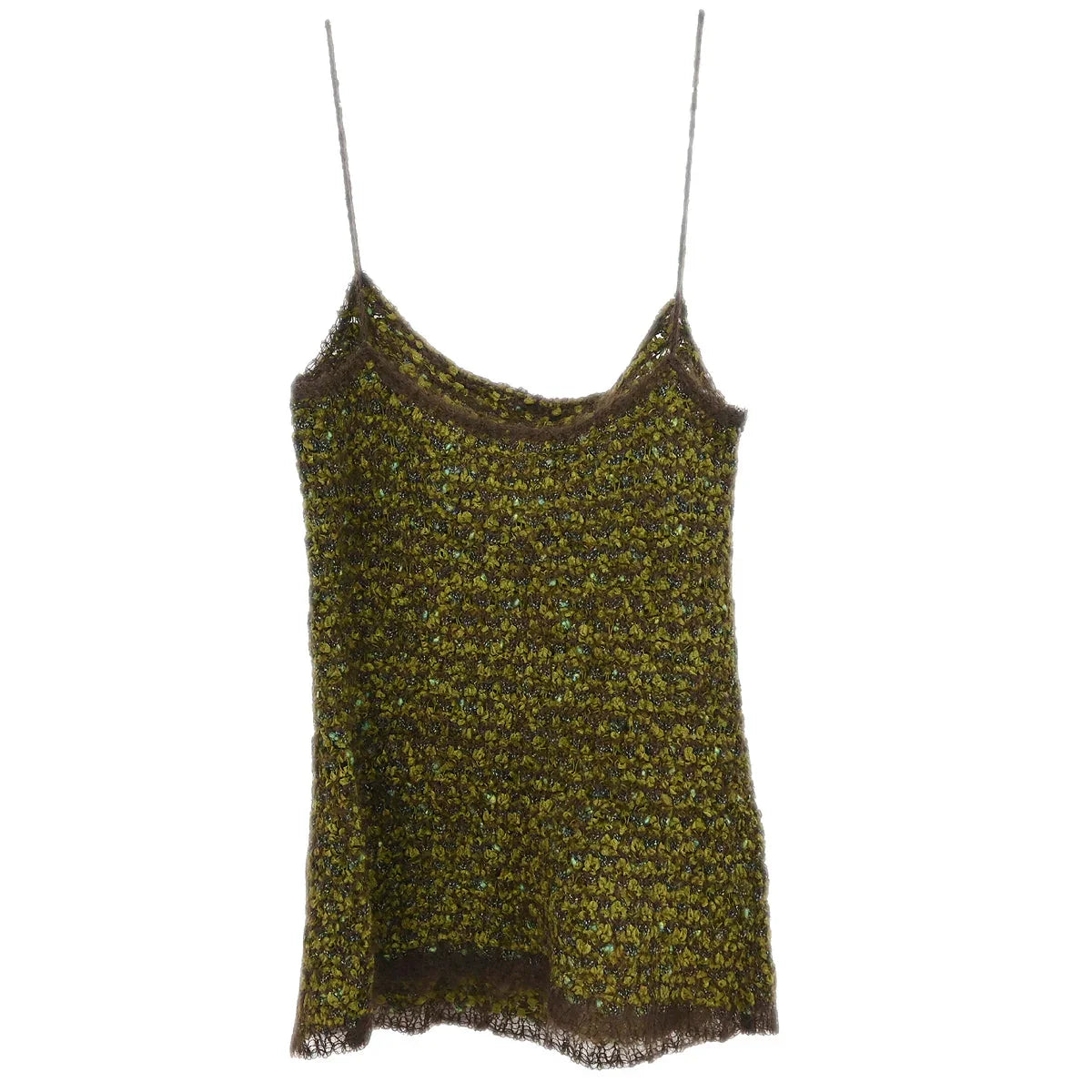 Chanel 1998 Sleeveless Top Camisole Brown #42