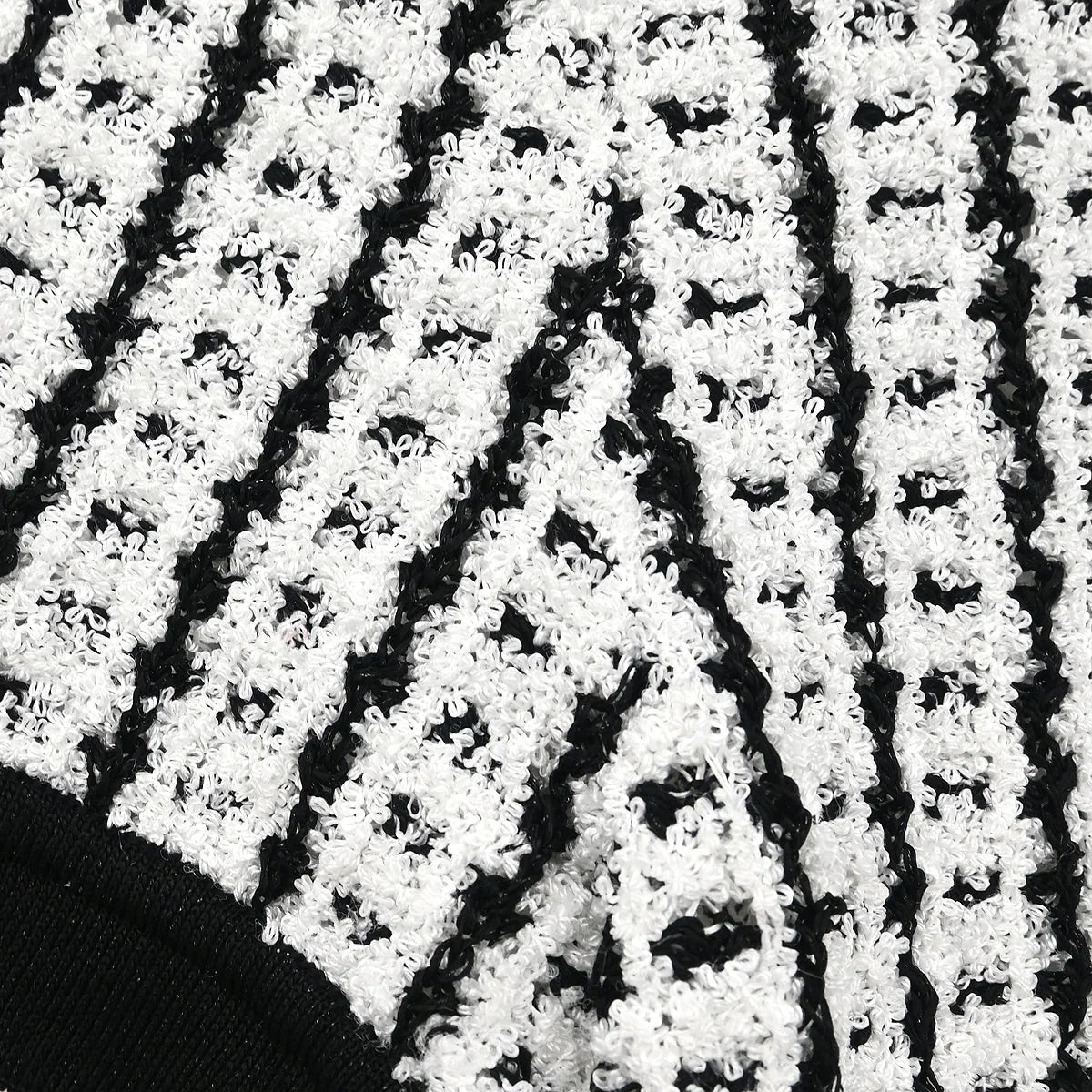Chanel 1997 Short Sleeve Sweater Top White #38