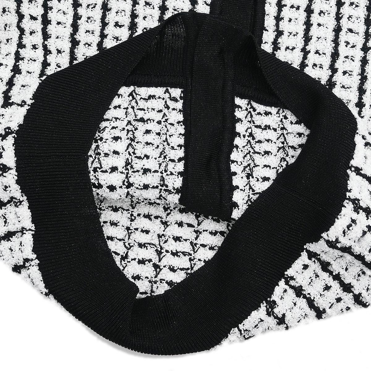 Chanel 1997 Short Sleeve Sweater Top White #38