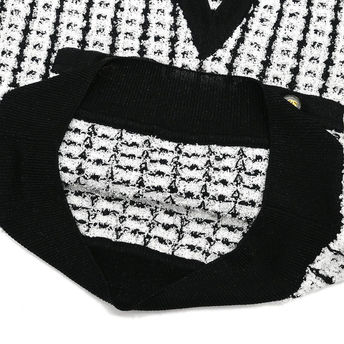Chanel 1997 Sleeveless Vest Sweater Top White #38