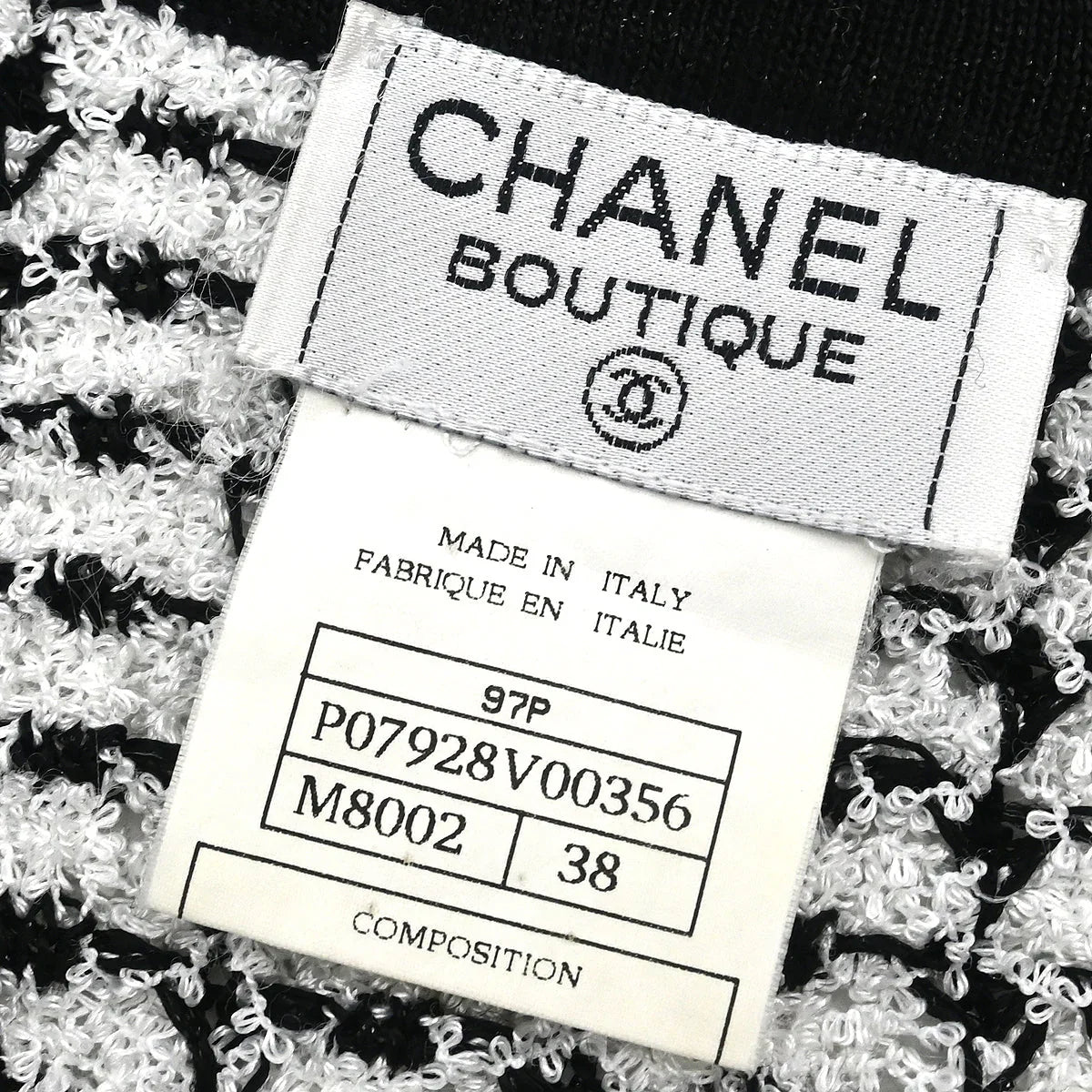 Chanel 1997 Sleeveless Vest Sweater Top White #38