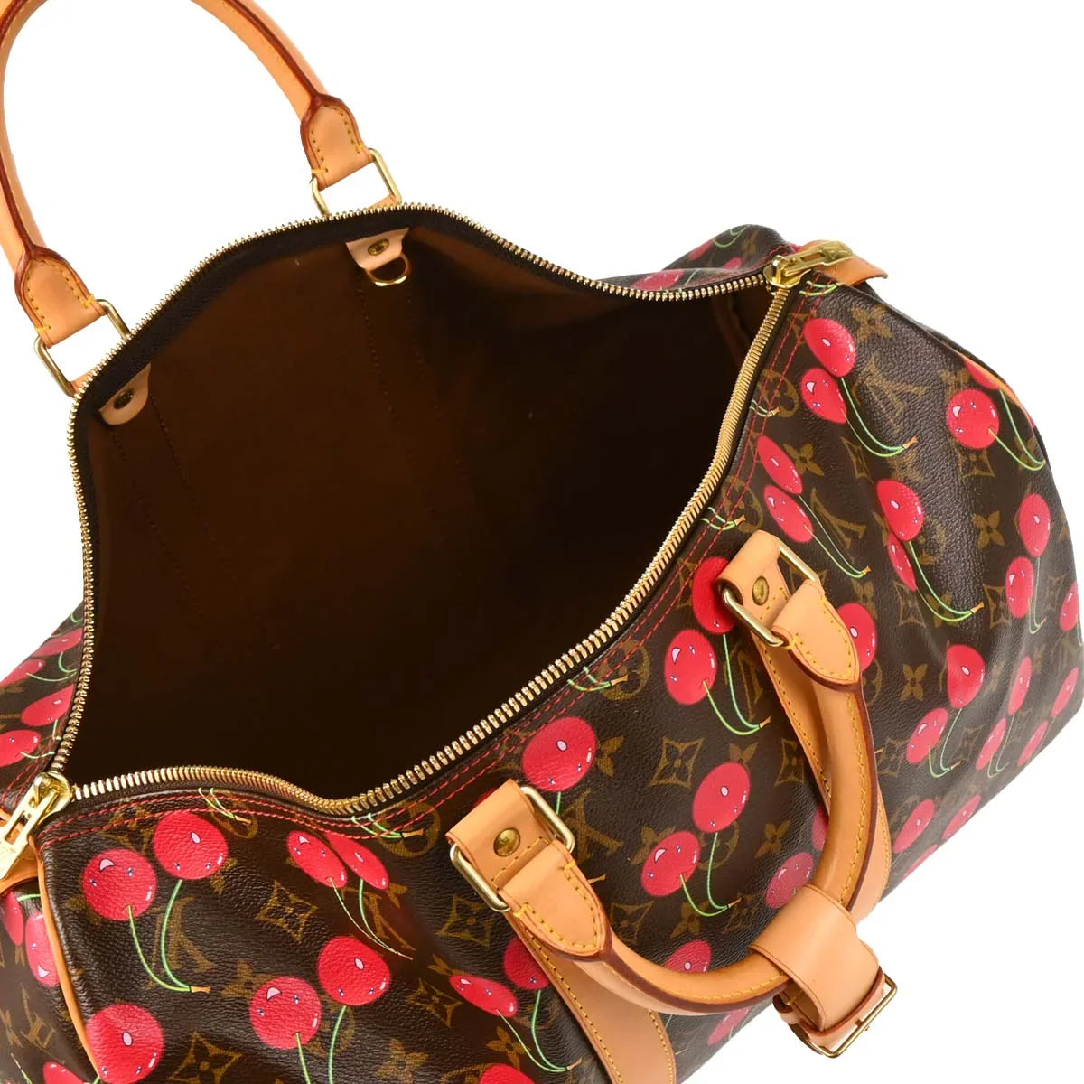 Louis Vuitton 2005 Monogram Cherry Keepall 45 M95011