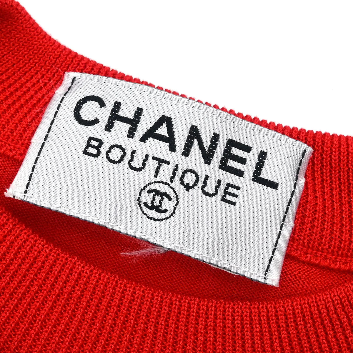Chanel Short Sleeve T-shirt Top Red #40