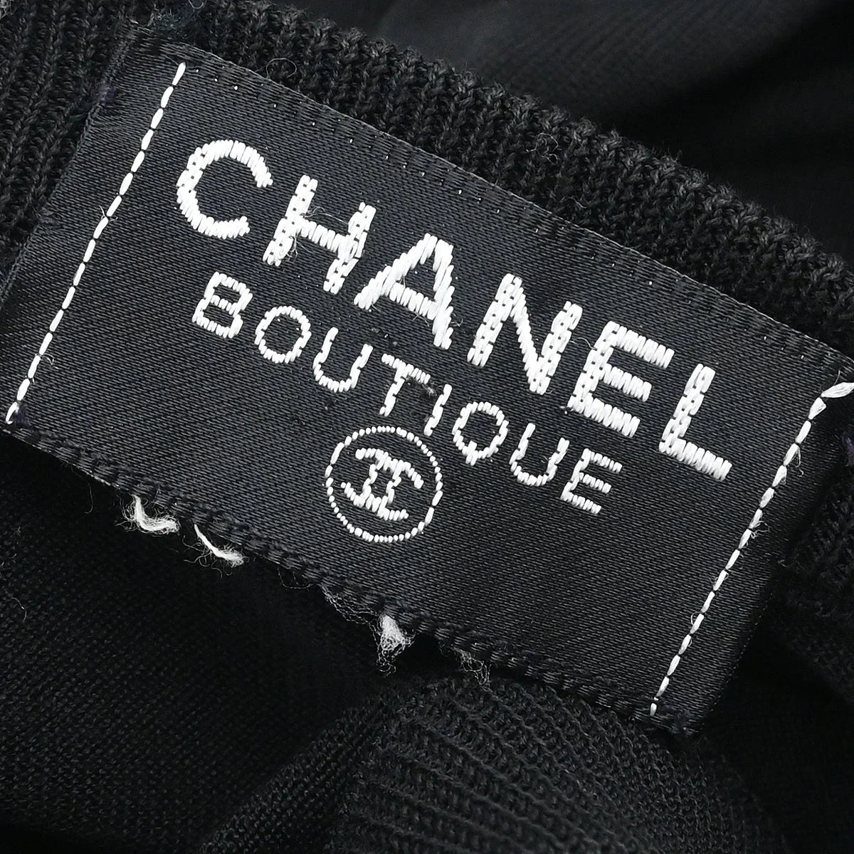 Chanel Short Sleeve T-shirt Top Black #40