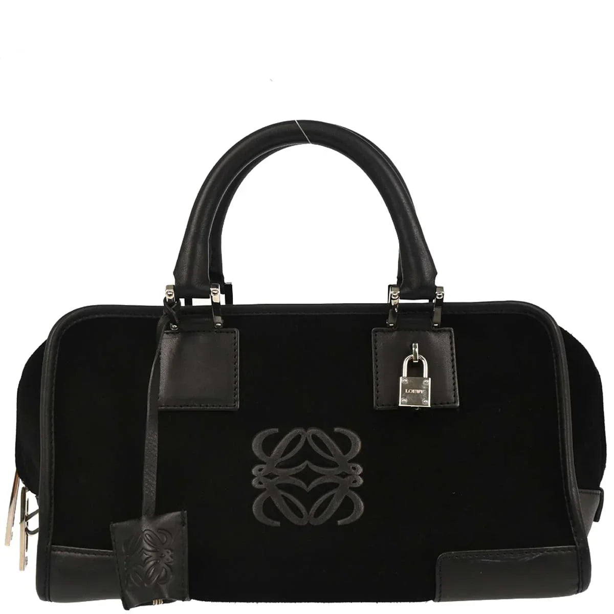 Loewe 2007 Suede Amazona 28 Handbag