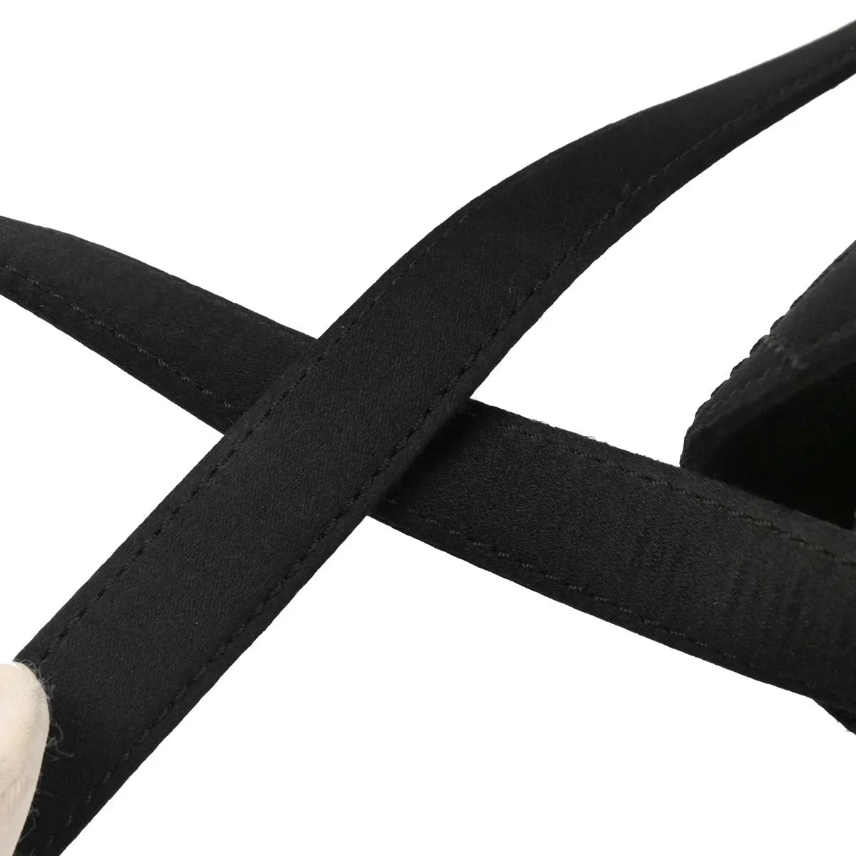 Chanel Black Satin Shoulder Bag
