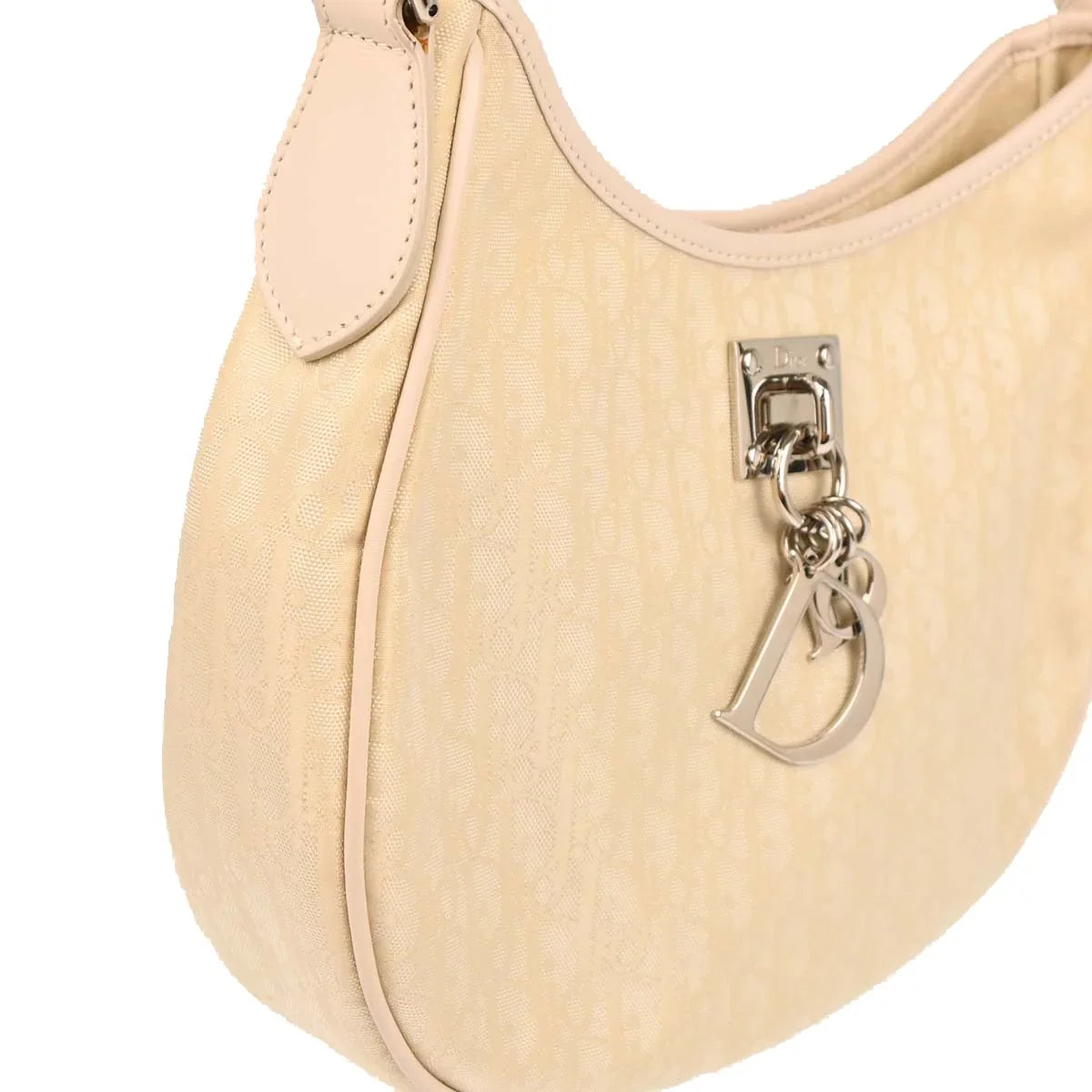 Christian Dior White Lovely Trotter Handbag