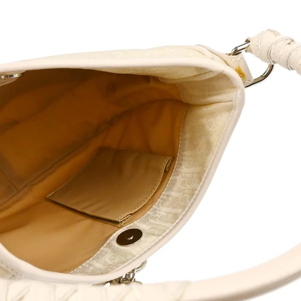 Christian Dior White Lovely Trotter Handbag