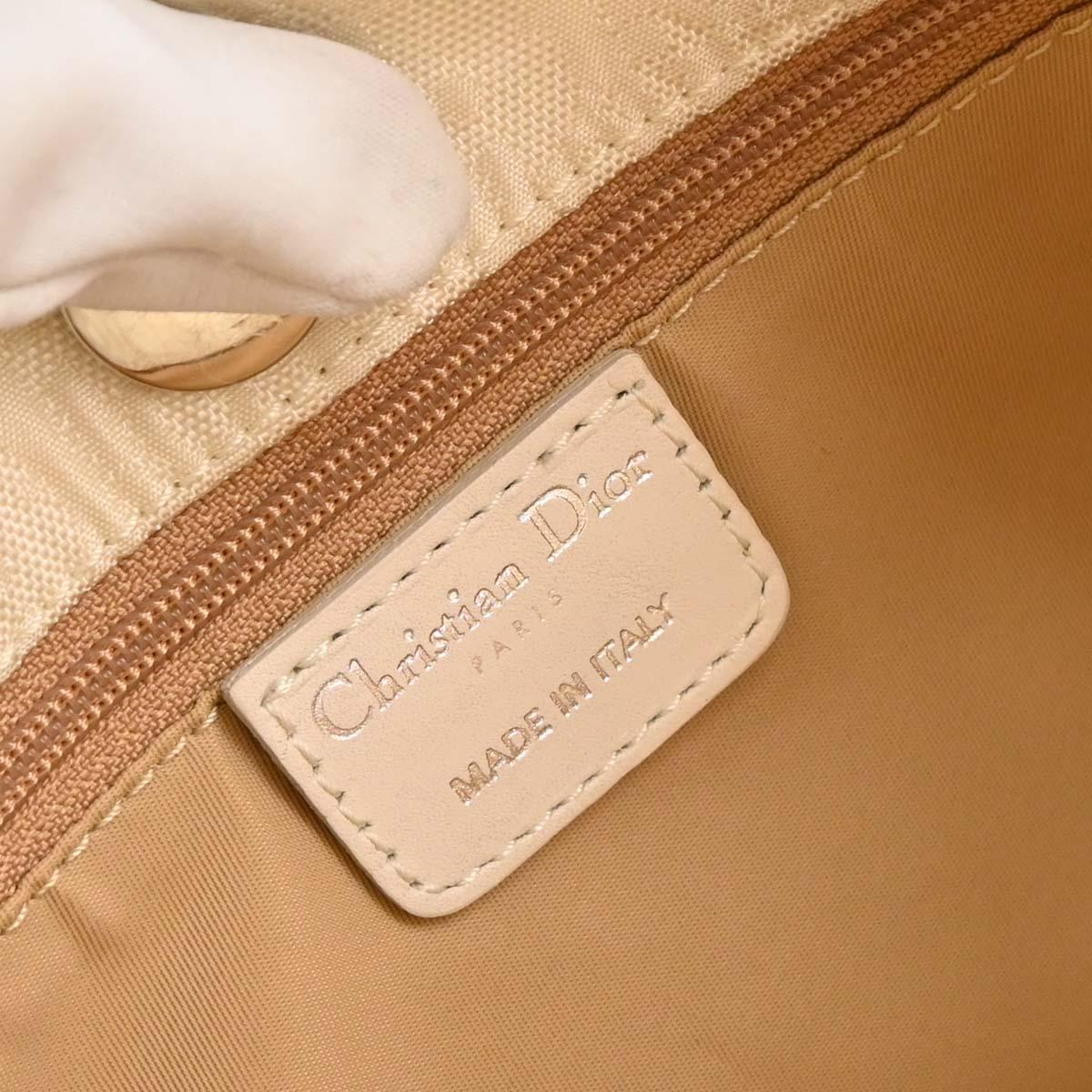 Christian Dior White Lovely Trotter Handbag