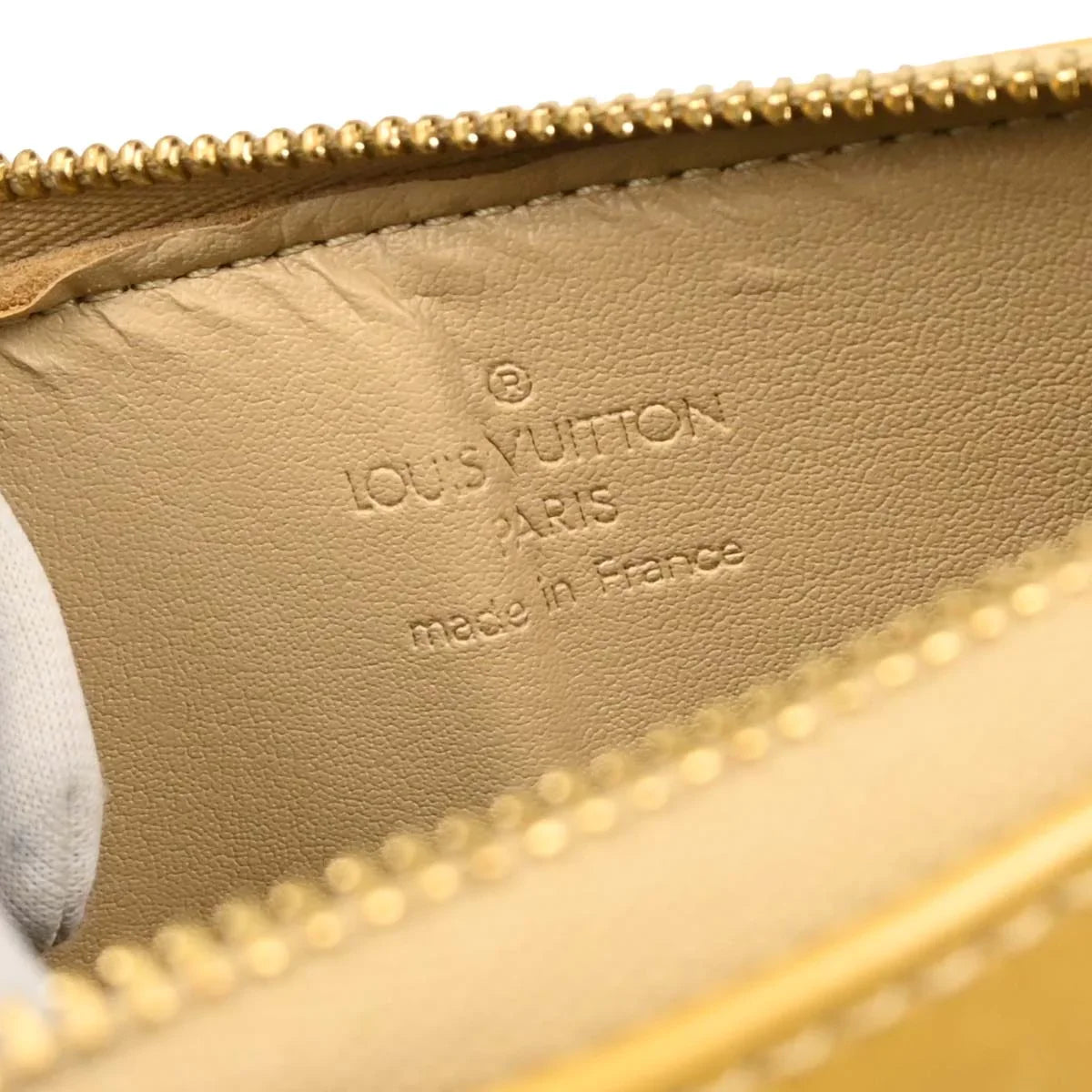 Louis Vuitton 2002 Beige Vernis Flower Lexington Handbag M92246