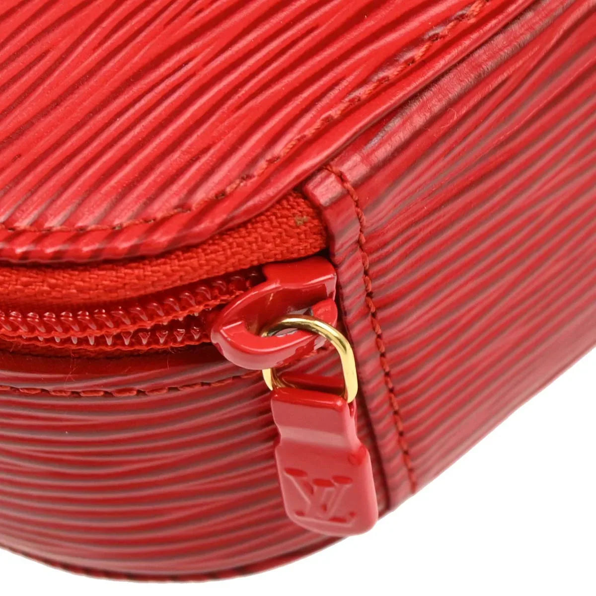 Louis Vuitton Red Epi Ecrin Bijou 10 Jewelry Case Pouch M48217