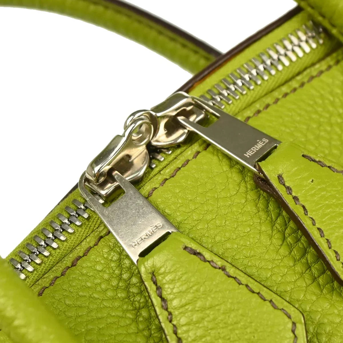 Hermes Anis Green Togo Bolide 1923 Handbag