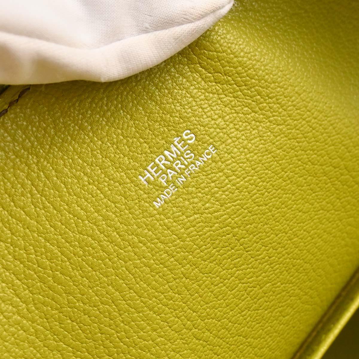 Hermes Anis Green Togo Bolide 1923 Handbag