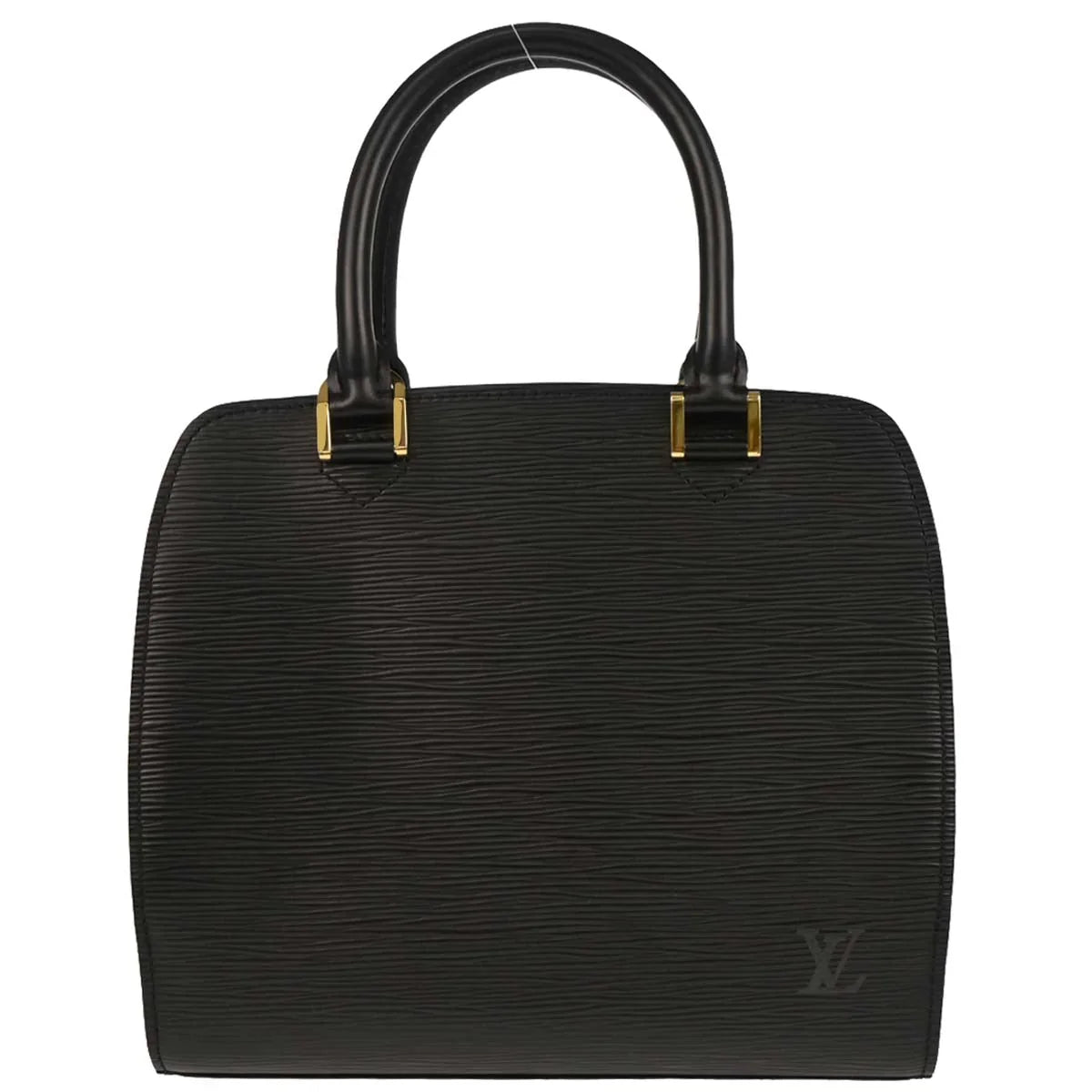 Louis Vuitton 2000 Black Epi Pont Neuf Handbag M52052