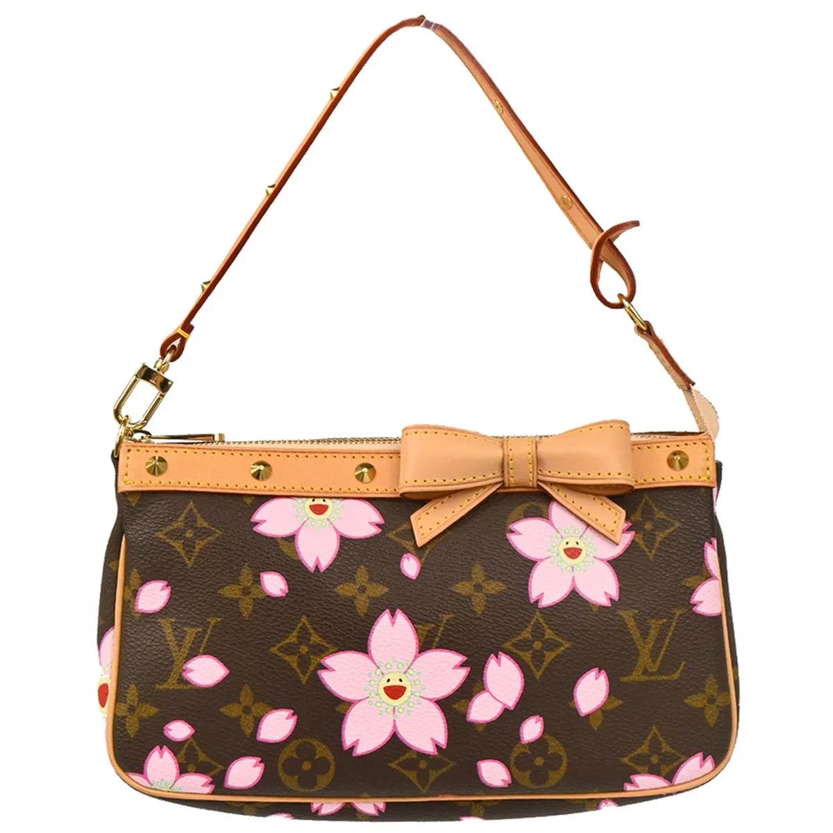 Louis Vuitton 2003 Cherry Blossom Pochette Accessoires Handbag M92006