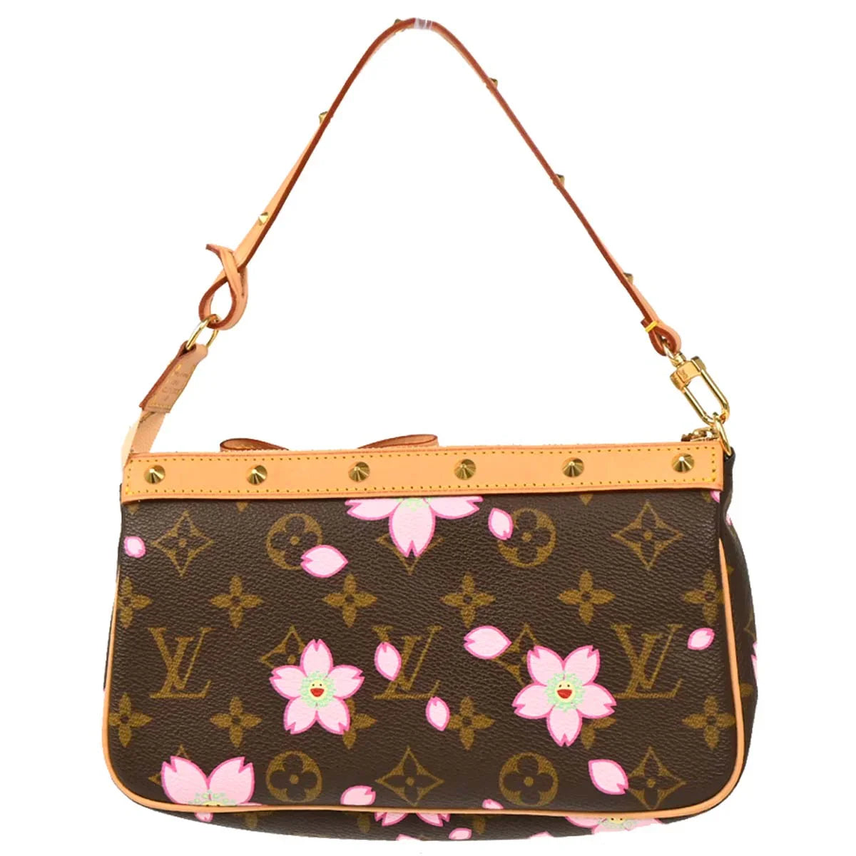 Louis Vuitton 2003 Cherry Blossom Pochette Accessoires Handbag M92006