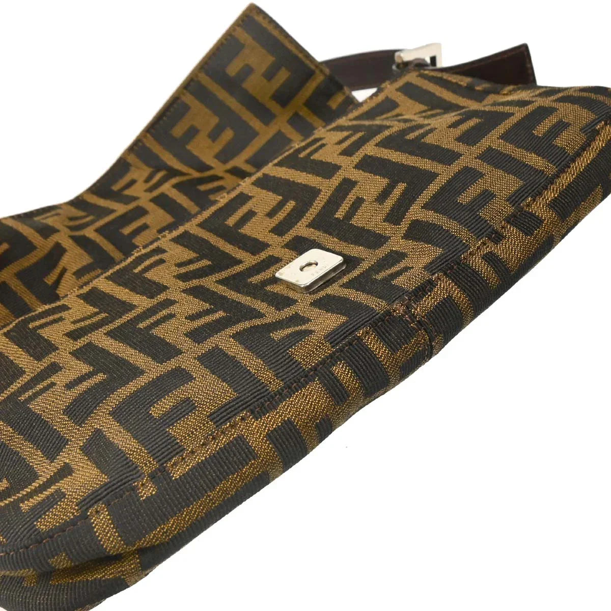 Fendi Brown Zucca Baguette Handbag