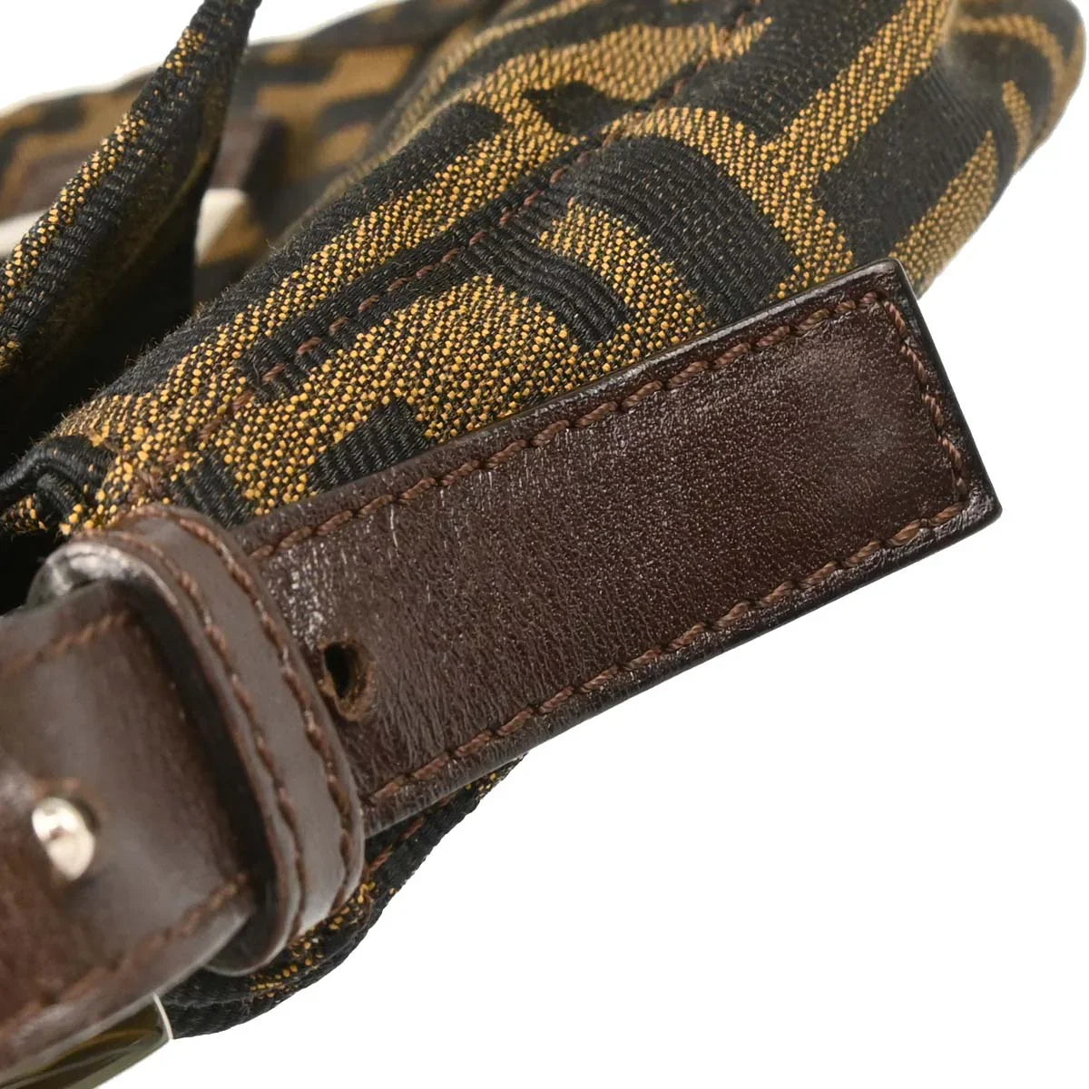 Fendi Brown Zucca Baguette Handbag