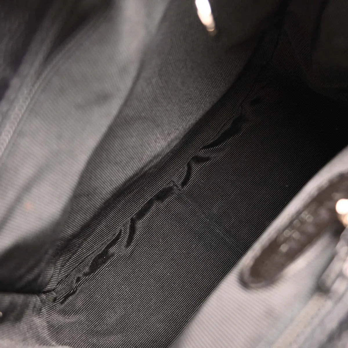 Chanel 1996-1997 Black Caviar Triple CC Backpack