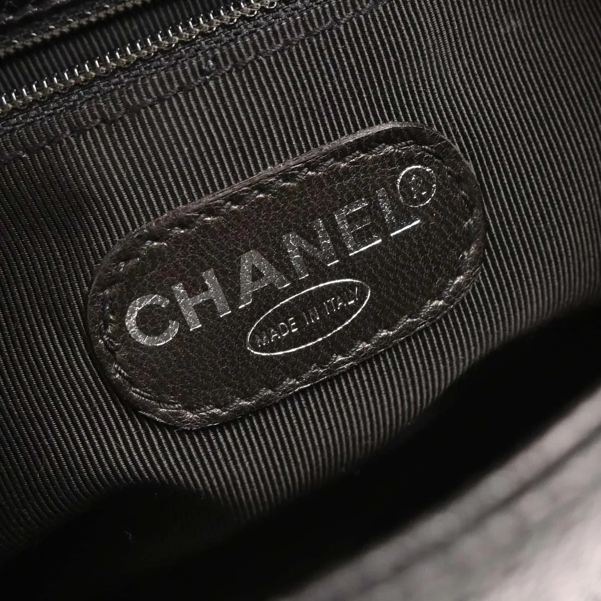 Chanel 1996-1997 Black Caviar Triple CC Backpack