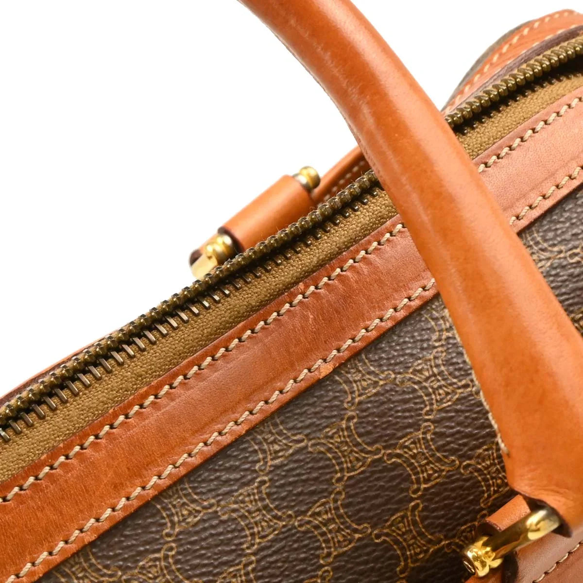 Celine Brown Macadam Handbag