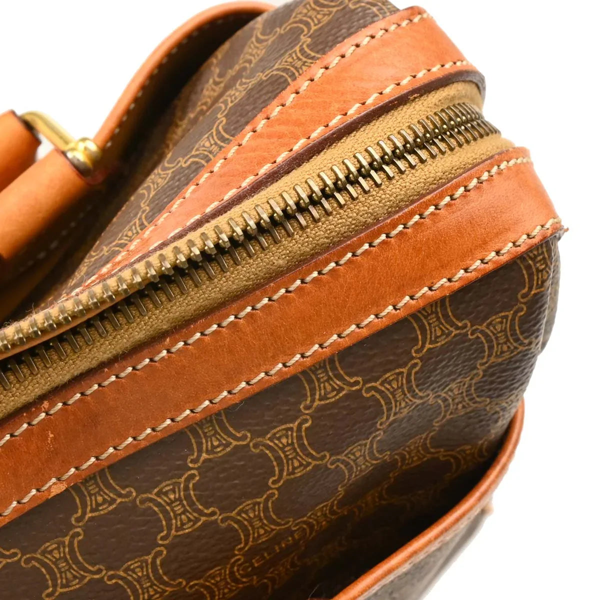 Celine Brown Macadam Handbag