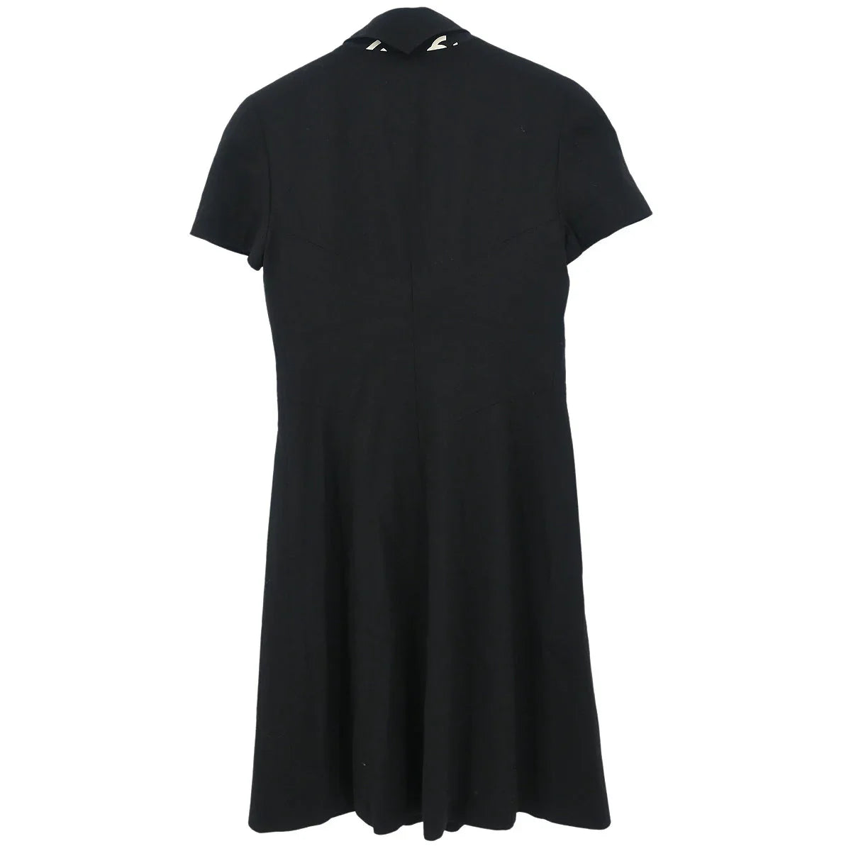 Chanel 1997 Short Sleeve Dress Black #38